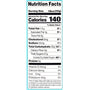 A nutrition facts label displaying 140 calories per 35g serving with 1.5g fat, 21g total sugars, 31g total carbohydrates, and 1g protein. This Kracie Popin Cookin DIY Candy: Fun Waffle also provides various vitamins and minerals, covering 42% of the daily value for added sugars among its edible ingredients. thumbnail 2
