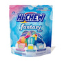 A package of Morinaga Hi-Chew Large Stand Bag: Fantasy Mix candy featuring flavors Rainbow Sherbet, Blue Hawaii, and blue raspberry. thumbnail 1