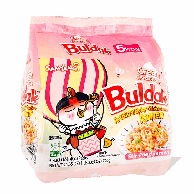 Samyang Buldak Ramen: Cream Carbonara Hot Chicken (5-pack)