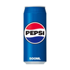 A 500ml Pepsi Cola can, featuring its classic deep blue color and the iconic red, white, and blue Pepsi logo, symbolizing the refreshing and crisp taste of this popular cola beverage. Brand: Bokksu Market; Product: Pepsi Cola Can: Cola (500 ml).
