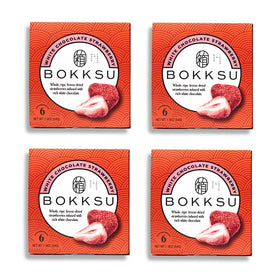 Bokksu White Strawberry 6-Piece Box (4-Pack)