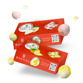 Japanese Candy Bites Duo: White Strawberry & Sour Yuzu
