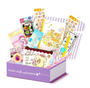 A kawaii purple box filled with a variety of Japanese stationery items from Japan Crate& thumbnail 2