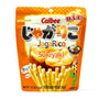 A bag of Calbee Jagarico: Sukiyaki with Japanese characters on it. thumbnail 1