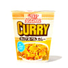 A cup of Nissin Cup Noodle: Curry on a white background.