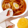 A Kracie Popin Cookin DIY Candy: Ramen with a cup of soup and a bowl of dumplings. thumbnail 2