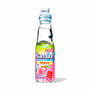 A bottle of Sangaria Ramune Soda: Peach on a white background. thumbnail 1