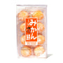 A package of Kubota Daifuku Mochi: Mikan Orange donuts with japanese writing. thumbnail 1