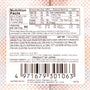 A label showing the nutrition facts of Kubota Daifuku Mochi: Mikan Orange by Kubota. thumbnail 3