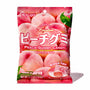 A bag of Kasugai Frutia Peach Gummy candy. thumbnail 1