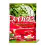A bag of Kasugai Frutia Watermelon Gummy candy. thumbnail 1