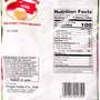 The back of a bag of Kasugai Frutia Watermelon Gummy with a label on it. thumbnail 3