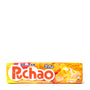 A bar of UHA Mikakuto Puchao Gummy Candy: Mango on a white background. thumbnail 1