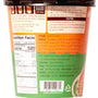 The back of a Yopokki Instant Rabokki Ramen and Tteokbokki Rice Cake Cup: Kimchi container with a label on it. thumbnail 2