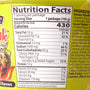 A close up of the nutrition facts label on a package of Samyang Buldak Ramen Bowl: Jjajang Hot Chicken. thumbnail 2
