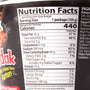 A close up of the nutrition facts on a bag of Samyang Buldak Ramen Bowl: Hot Chicken noodles. thumbnail 2