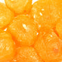 A pile of Seiki One-Bite Mochi: Mikan Orange on a white surface. thumbnail 3