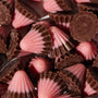 A close up of Meiji Apollo Strawberry Chocolate candies. thumbnail 2