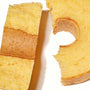 A piece of Taiyo Foods Mini Baumkuchen: Original cake is cut in half. thumbnail 2