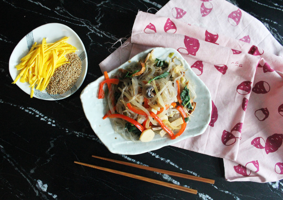 Japchae (Korean Glass Noodle Stir-Fry) Recipe