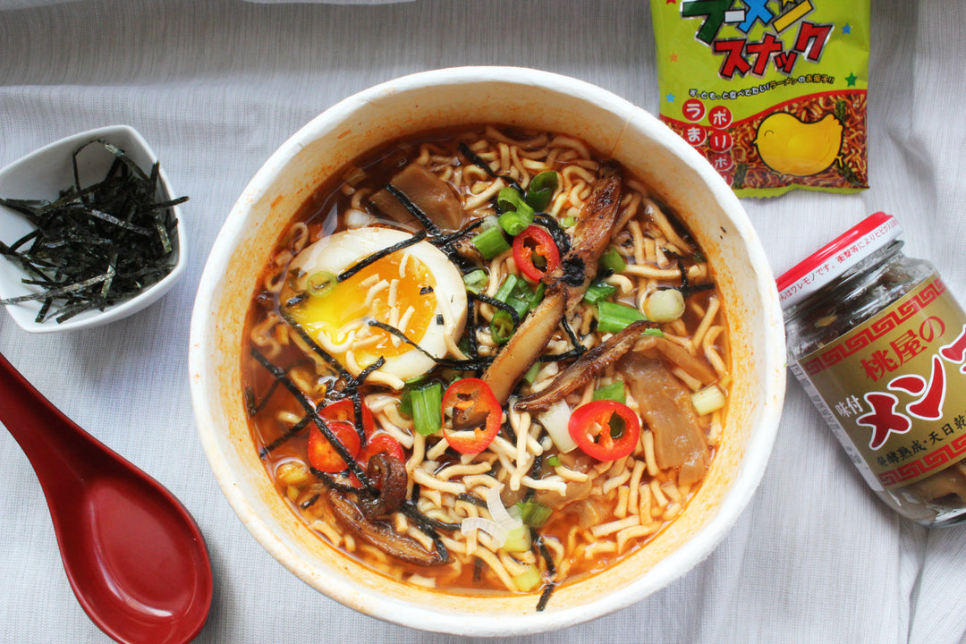 Spicy Veggie Instant Ramen Recipe