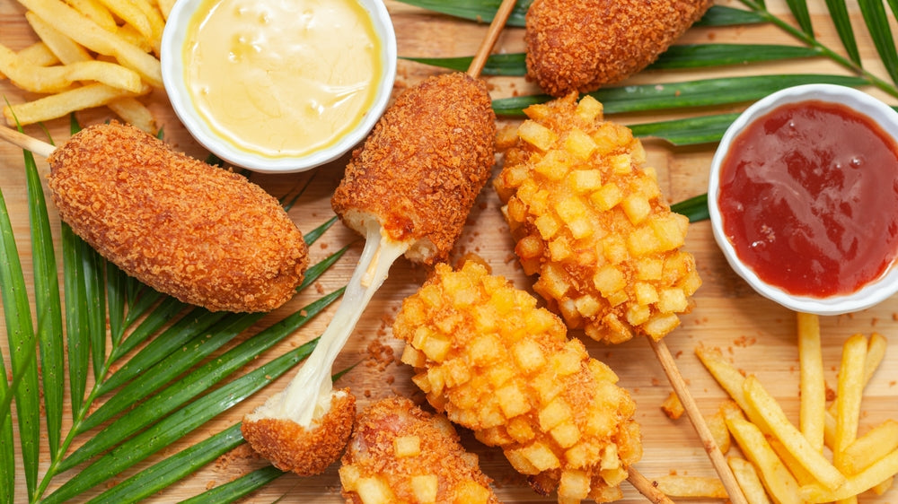 Korean Corn Dogs: A Cheesy Delight from the Streets of Seoul