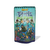 A colorful packet of HBAF Korean Style Almonds: Seaweed featuring animated characters and graphic design.