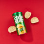 YBC Chips Seaweed Salt in a bold green canister, featuring crispy stacked potato chips infused with savory seaweed flakes and salt for an umami-rich, crunchy snacking experience. Brand: Bokksu Market; Product: YBC Chip Star: Seaweed Salt (S). thumbnail 2
