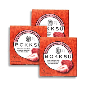 Bokksu White Strawberry 6-Piece Box (3-Pack)