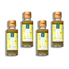 Four bottles of Bokksu Yuzu Hot Sauce (4-Pack) are arranged on a white background. The labels, featuring a yellow and green design, read 