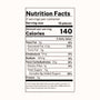 Black and white nutrition label for Glico Pocky: Variety Pack (6-Pack) by Glico shows 140 calories per 15-piece serving, with info on fat, cholesterol, sodium, total carbs, sugars, protein, and daily value percentages. thumbnail 6