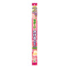 Package of Uha Mikakuto's Uha Long Sakeru Gummy: White Peach, featuring colorful labels with Japanese text and enticing images of peelable gummy candy peaches.