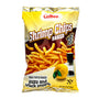 A bag of Calbee Shrimp Chips: Yuzu Pepper with a lemon on it. thumbnail 1