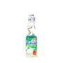 A bottle of Sangaria Ramune Soda: Melon on a white background. thumbnail 1