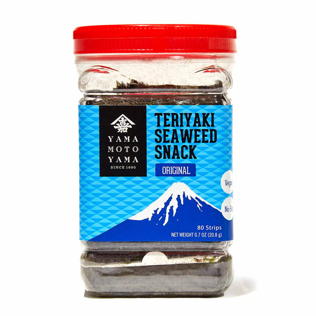 A Yamamotoyama Teriyaki Nori Jar on a white background.