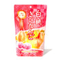 Seiki One-Bite Mochi: White Peach by Seiki, Japanese sweets in a pouch on a white background. thumbnail 1
