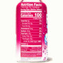 A bottle of Sangaria Ramune Soda: Grape with nutrition facts on it. thumbnail 2